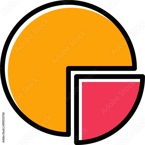 Pie Vector Icon