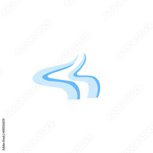 ski track vector