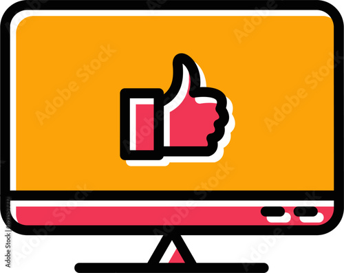 Like Marketing Vector Icon