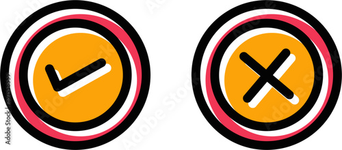 Yes No Option Vector Icon