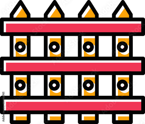 Fence Vector Icon