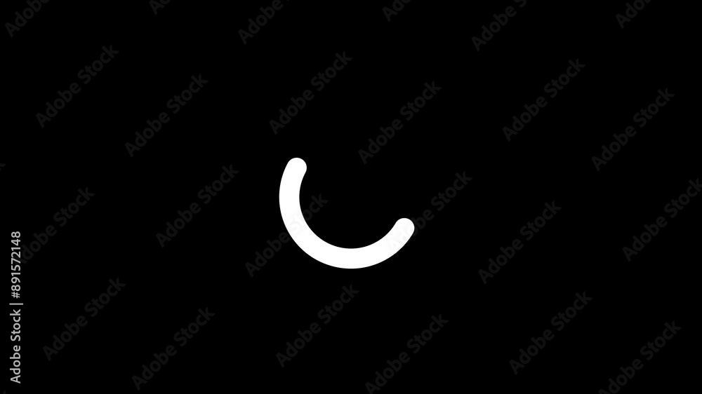 Round loading icon animation with alpha channel. 4K Loading, waiting, downloading. Round loading icon animation with alpha channel. 4K Loading, waiting, downloading.