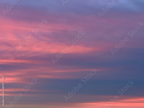 Wallpaper Mural Vibrant pink and purple sunset sky. Torontodigital.ca