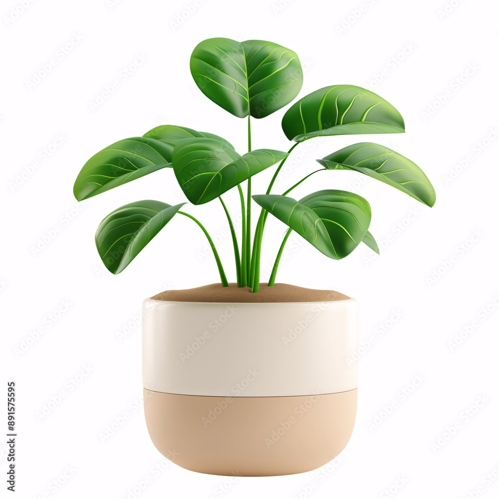 Transform Your Home with Air Purifying Plants: Modern Minimalist Pots & Kawaii 3D Clay Icons Transform Your Home with Air Purifying Plants: Modern Minimalist Pots & Kawaii 3D Clay Icons