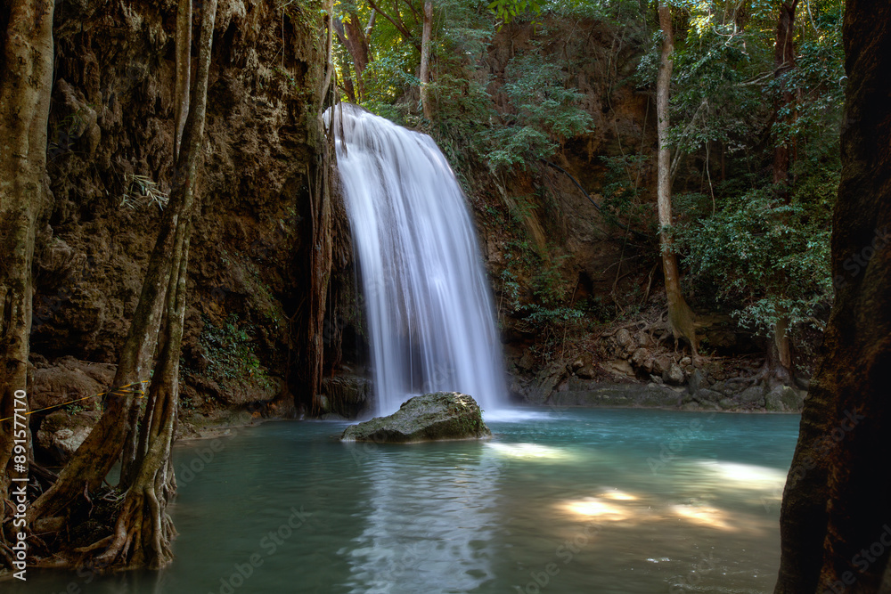 Erawan Waterfall Kanchanaburi Province Thailand. Erawan Waterfall Kanchanaburi Province Thailand.