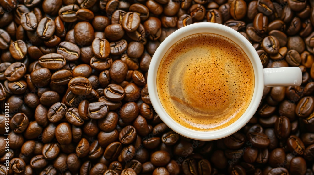 Fototapeta premium View of 3d coffee cup