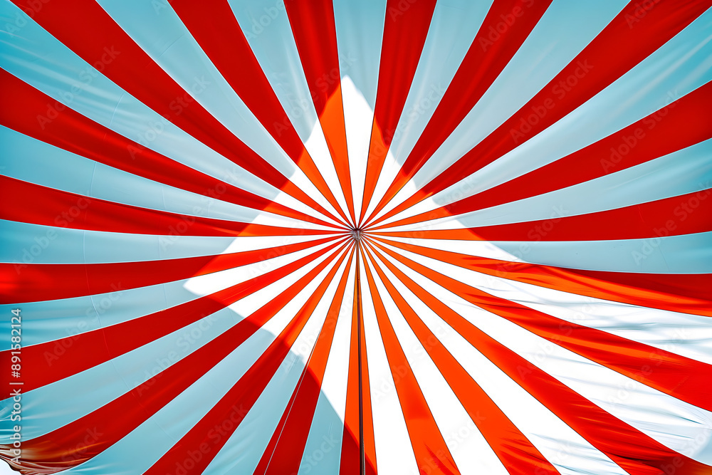 Fototapeta premium Circus carnival vintage pattern white backgrounds.