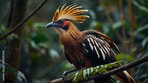 red billed hornbill, red billed hornbill Spunky woodpecker drumming out a rhythm on an old tree trunk
 photo