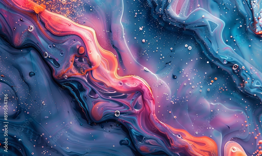 Vivid ink swirls Vivid ink swirls