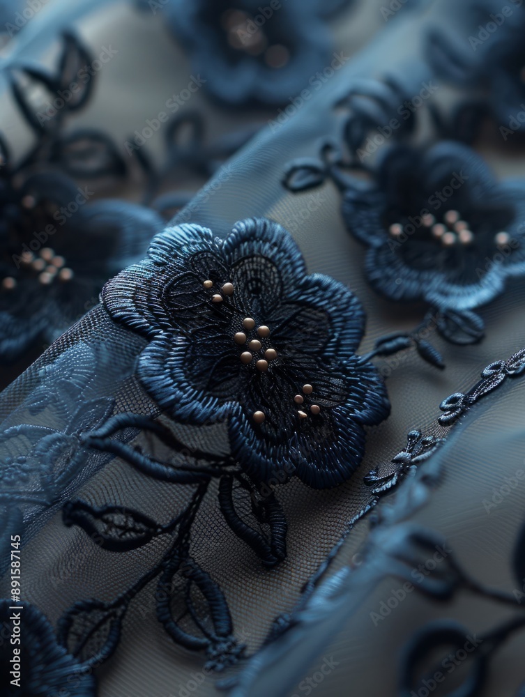 Obraz premium The glamour of black lace underwear: the perfect combination of fashion and comfort