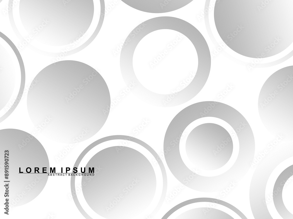 Abstract white background. Minimal geometric gray gradient white light background abstract design. Gray gradient white circle pattern background. Abstract white background. Minimal geometric gray gradient white light background abstract design. Gray gradient white circle pattern background.