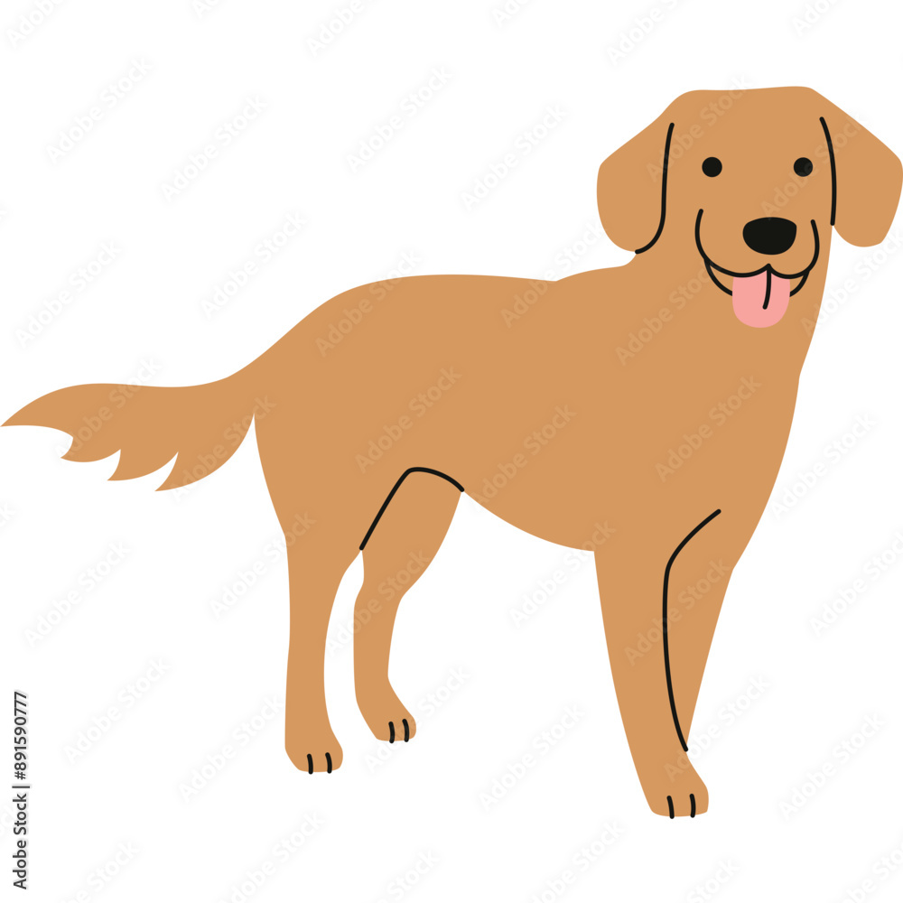Cute Dog Illustration Cute Dog Illustration