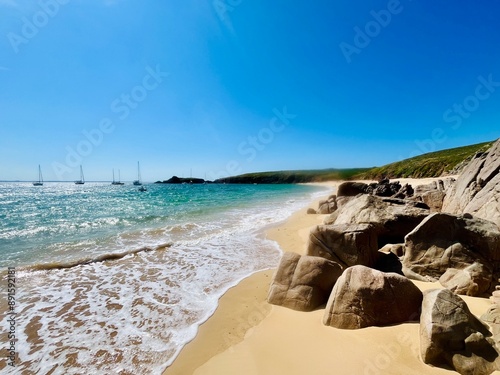 Plage bretonne sur l'ile d'Houat