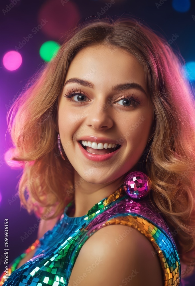 Portrait of a young woman laughing, smiling girl Portrait of a young woman laughing, smiling girl