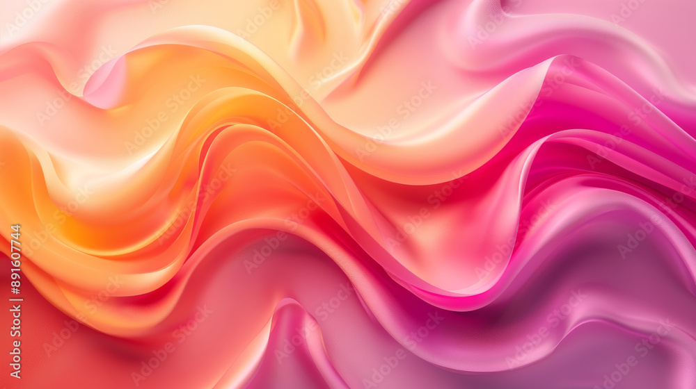 Elegant abstract background with soft wavy drapery silky satin in vibrant colors and gradients. Perfect for design concepts, wallpapers, and artistic inspirations. Elegant abstract background with soft wavy drapery silky satin in vibrant colors and gradients. Perfect for design concepts, wallpapers, and artistic inspirations.