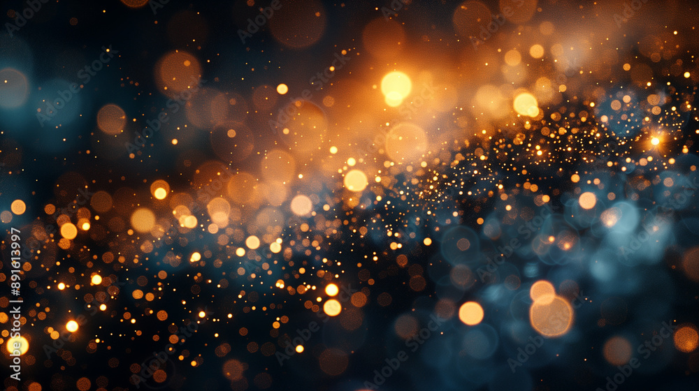 Fototapeta premium 美しい光の粒背景