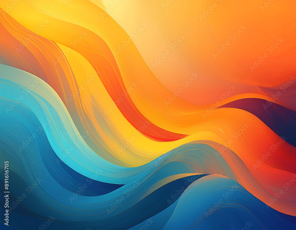 abstract gradient background mix orange blue yellow abstract gradient background mix orange blue yellow