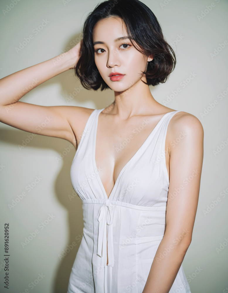 Model Name Victoria) Free portrait rights and super high quality AI art. 20s Asian black hair female professional model Model Name Victoria) Free portrait rights and super high quality AI art. 20s Asian black hair female professional model
