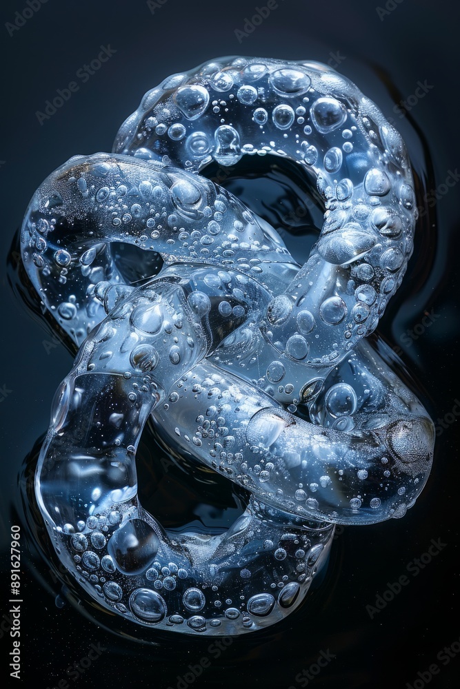 Obraz premium a knot made of water 