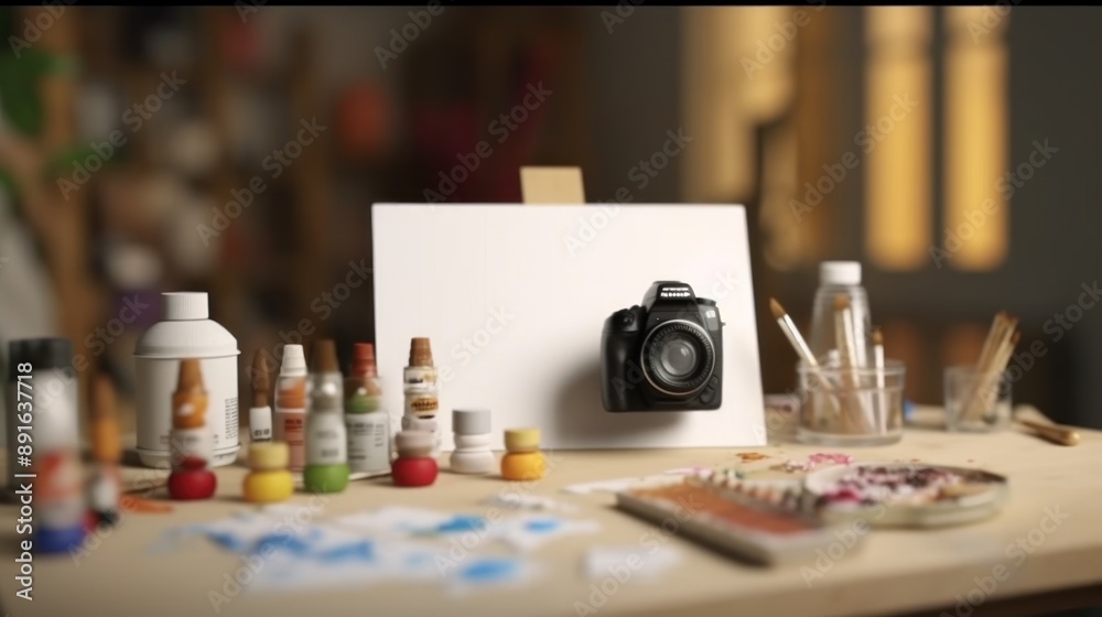 Camera on an Artist's Table Camera on an Artist's Table