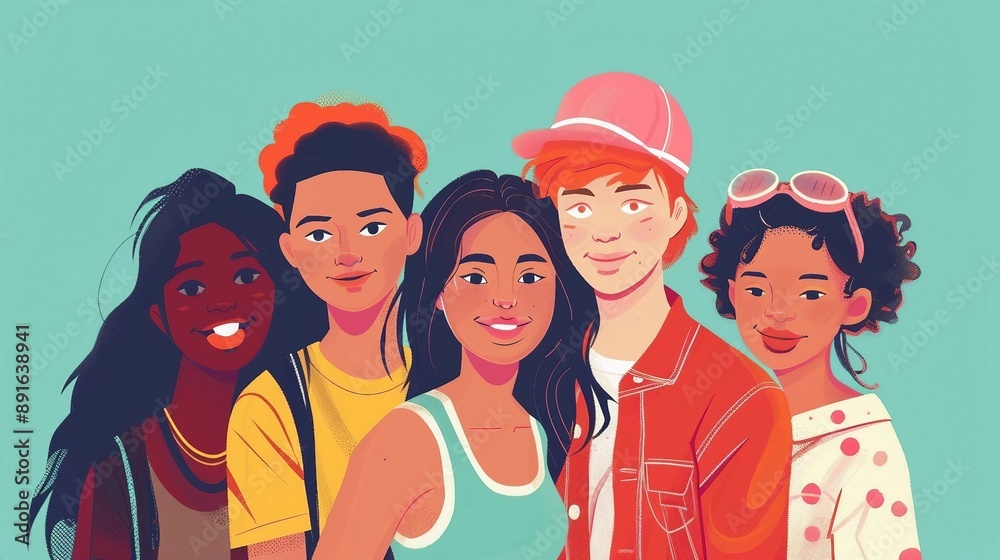 a group of people standing next to each other a group of people standing next to each other