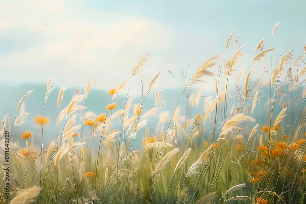 Grass flower landscape outdoors nature. Grass flower landscape outdoors nature.