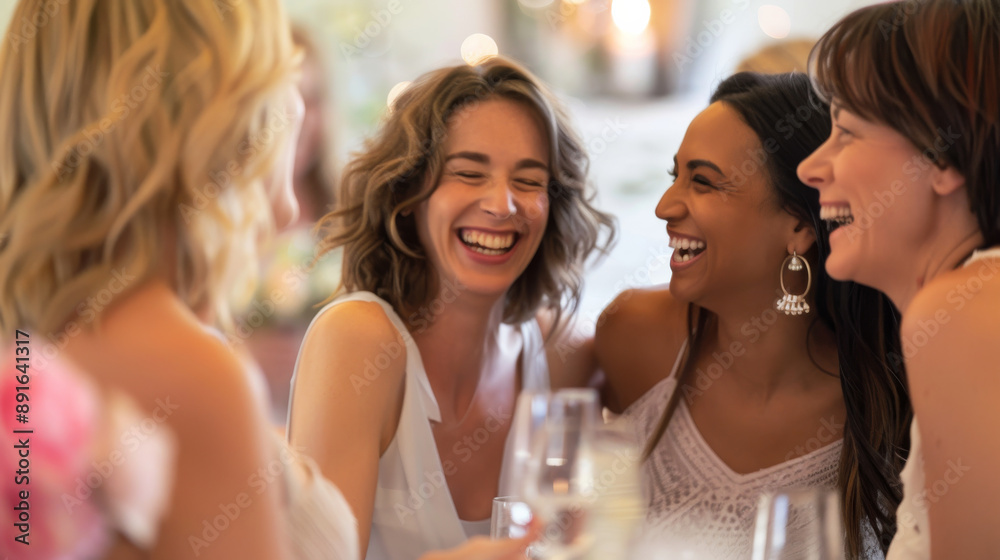 A group of friends shares laughter and joy over drinks at a social gathering, capturing a moment of genuine connection and happiness. A group of friends shares laughter and joy over drinks at a social gathering, capturing a moment of genuine connection and happiness.