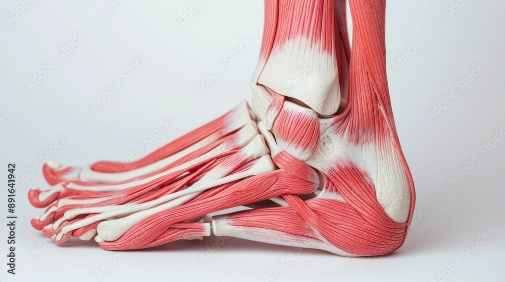 Foot Function Highly detailed and technical diagram showcasing the intricate ...