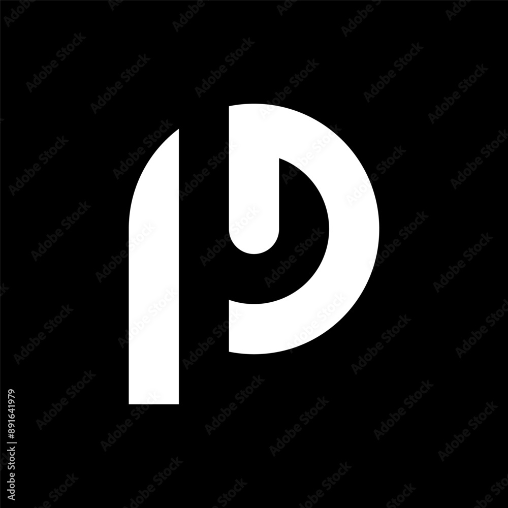 Letter PJ creative minimal monogram logo Letter PJ creative minimal monogram logo
