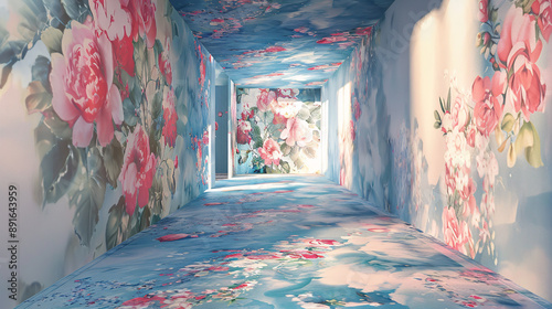 Classic floral design space