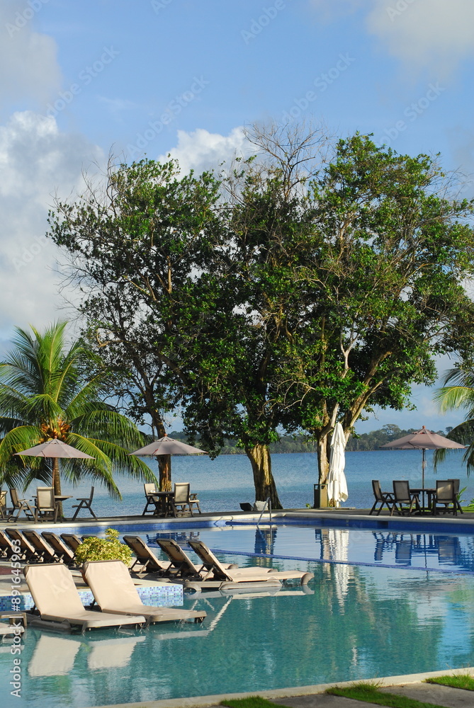 Fototapeta premium Hotel en bocas del toro Panama 