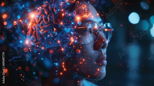 Futuristic Concept of Artificial Intelligence and Human Brain Connectivity