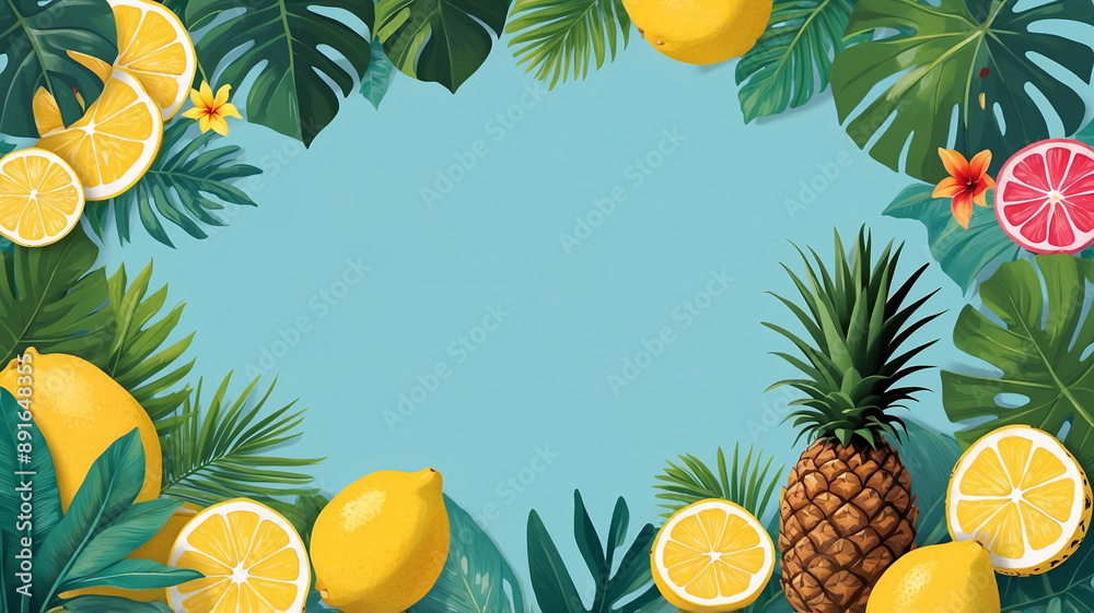 Fruit colorful fruitful exotic illustration background wallpaper Fruit colorful fruitful exotic illustration background wallpaper