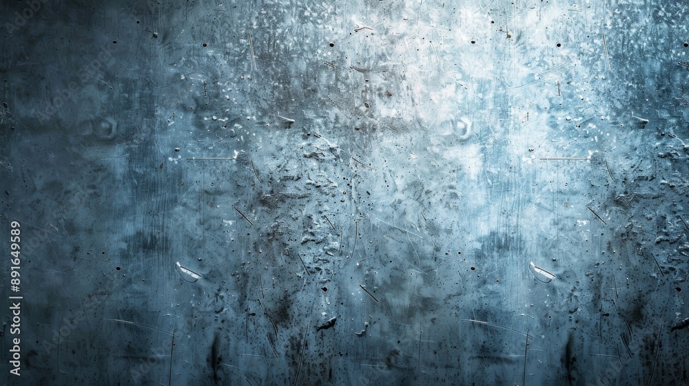 Fototapeta premium Grungy Blue Metal Texture Background
