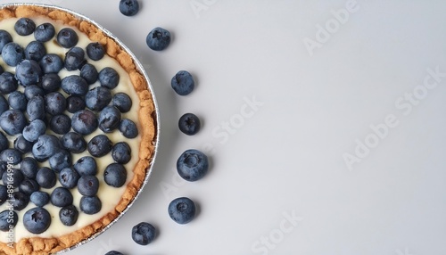 blueberry or blue berry pie is generally double crusted, with pastry both above and below the filling. the upper crust may be solid or latticed or not