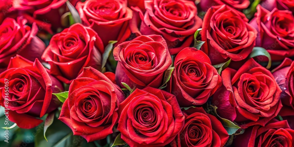 Vibrant red rose bouquets symbolizing love and passion, romantic, flowers, Valentine's Day, floral arrangement Vibrant red rose bouquets symbolizing love and passion, romantic, flowers, Valentine's Day, floral arrangement