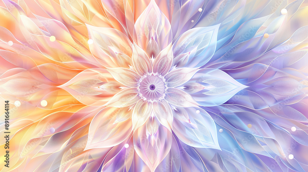 A beautiful mandala flower pattern background A beautiful mandala flower pattern background