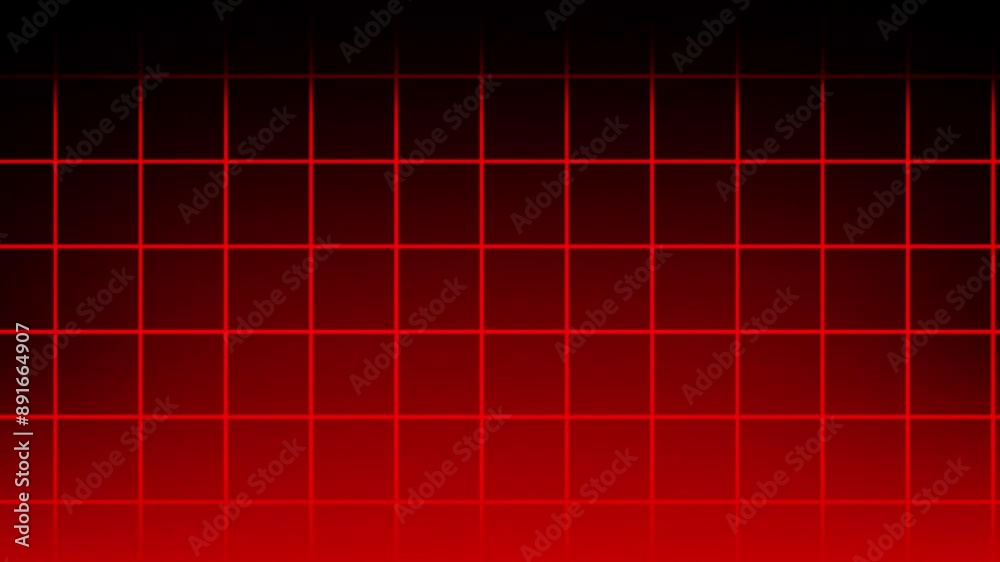 red black gradient background grid animation