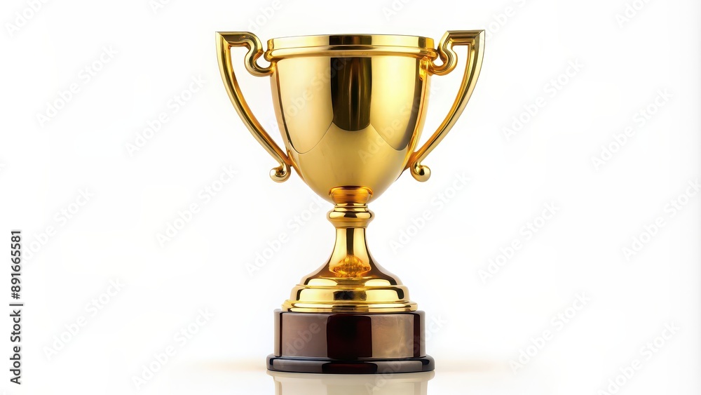 Gold trophy isolated on white background, , gold, trophy, award, winner, cup, prize, champion, first place, competition Gold trophy isolated on white background, , gold, trophy, award, winner, cup, prize, champion, first place, competition