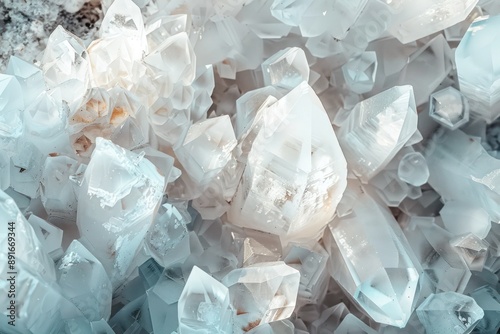 crushed ice on a white background