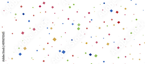 A colorful confetti explosi...