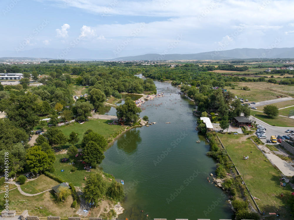 Fototapeta premium Kosova, Gjakova, river White Drin Canyon