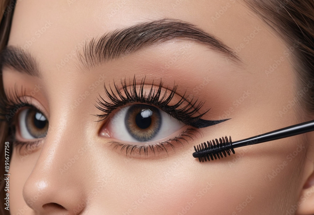 Naklejka premium Create a catchy TikTok soundbite promoting a new mascara. 