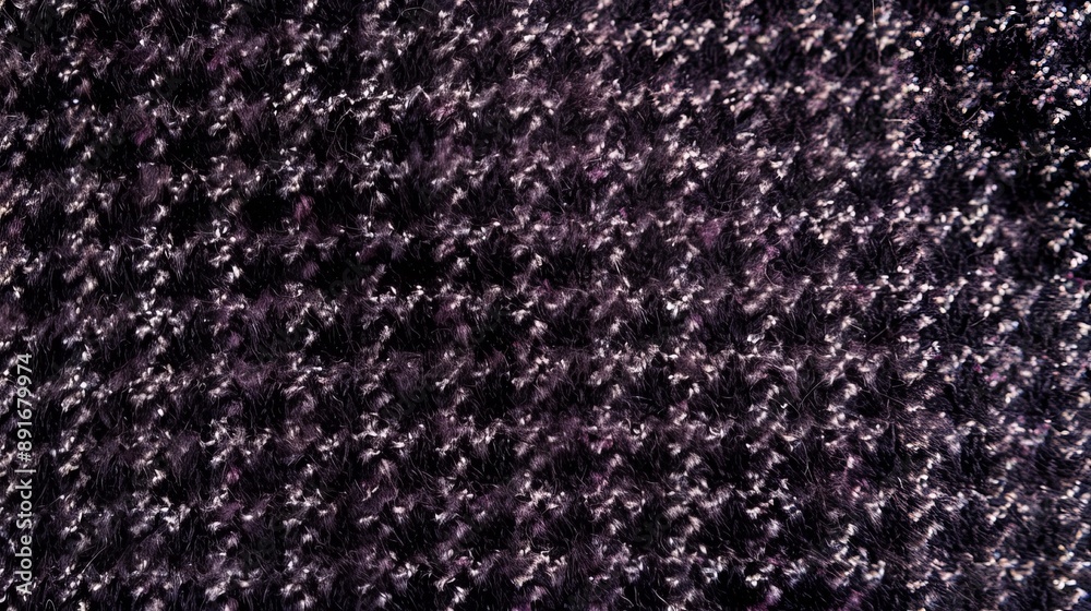 Close-Up of Black and White Fur Texture. Close-Up of Black and White Fur Texture.