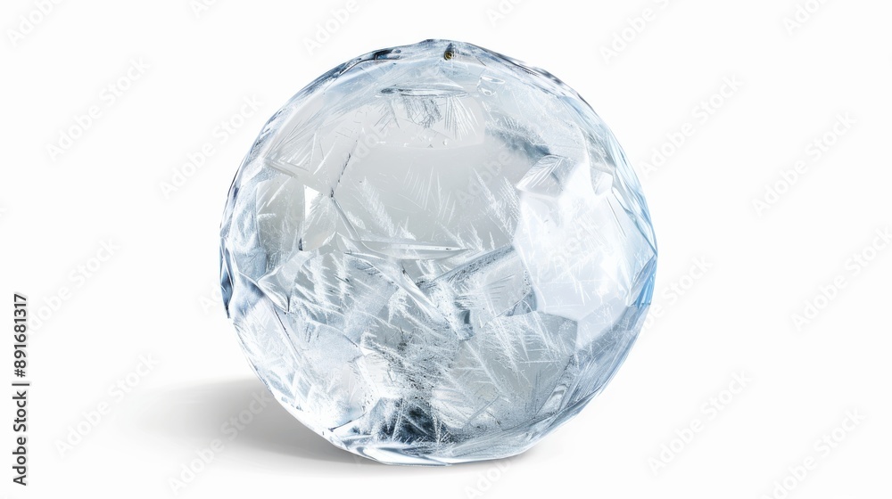 Ice ball isolated on white background with clipping path. Abstract sphere glossy geometric object for food and drink. Food isolated on white. Photo realistic photo. Ice ball isolated on white background with clipping path. Abstract sphere glossy geometric object for food and drink. Food isolated on white. Photo realistic photo.