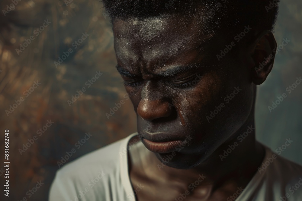 This photograph portrays a young person gazing thoughtfully, capturing a quiet moment that highlights themes of contemplation, youth, and the essence of a reflective mind. This photograph portrays a young person gazing thoughtfully, capturing a quiet moment that highlights themes of contemplation, youth, and the essence of a reflective mind.