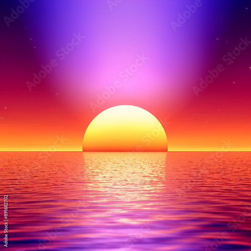 tramonto sul mare ( sea sunset wallpaper ) © Francesco