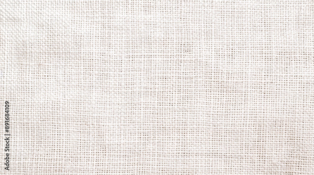 White Textured Fabric Background.