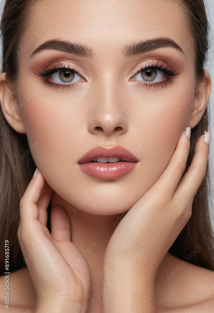 Develop a social media campaign promoting a virtual try-on feature for makeup products. Develop a social media campaign promoting a virtual try-on feature for makeup products.