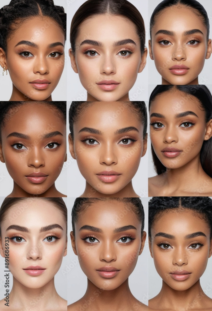 Obraz premium Develop a social media campaign focusing on the importance of inclusivity in the beauty industry. 
